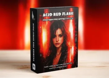 Videohive Acid Red Cinematic Flash Transitions for Premiere Pro 62016304