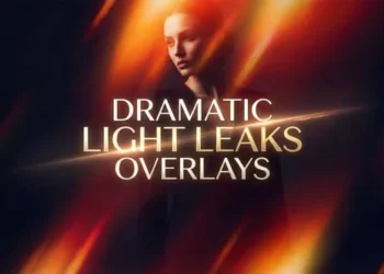 Videohive Dramatic Light Leaks Overlays 61881585