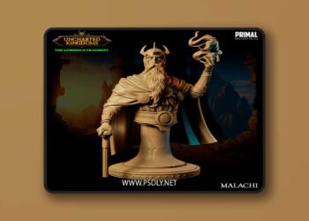Wizard – Malachi Bust – 3D Print Model