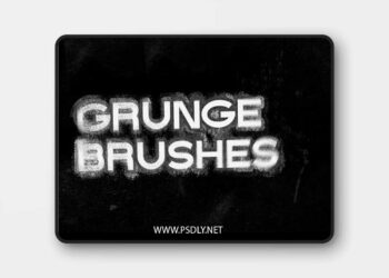 15 Grunge Brushes for Photoshop