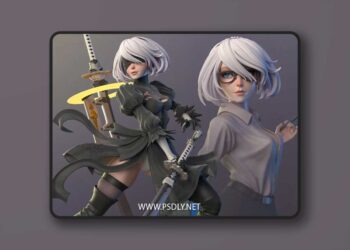 2B Nier Automata 3D print Model