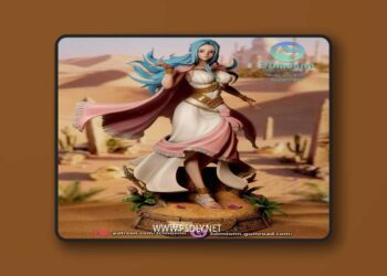 3Dmoonn – One Piece – Nefertari Vivi – 3D Print Model STL