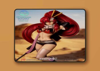 3Dmoonn – Yoko Littner – Tengen Toppa Gurren Lagann – 3D Print Model