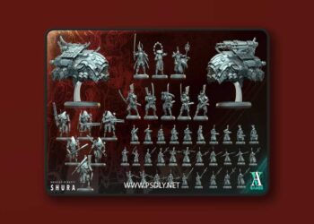 Archvillain Games – Bushido Dynasty – Shura – 3D Print Model