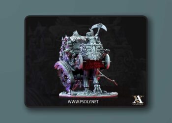Archvillain Games – Marta the Carriage Ghost – 3D Print Model