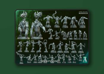 Archvillain Games – Primal Warlords – Warbreed – 3D Print Model