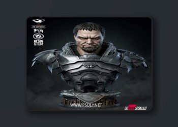 B3DSERK – General Zod Bust Portrait – 3D Print Model STL