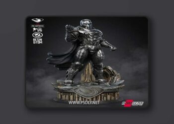 B3DSERK – General Zod Sculpture – 3D Print Model STL