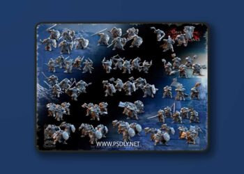 Beholder Miniatures – One Sin for Seven Kingdoms – Stormwolves – 3D Print Model