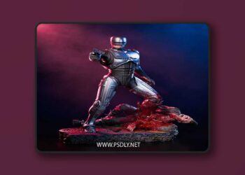 CA 3D Studios – Scale Robocop – 3D Print Model STL