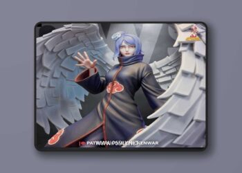 CW Studio – Naruto – Konan – 3D Print Model