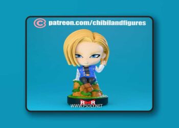 Chibi Land Figures – Android 18 – 3D Print Model STL