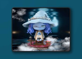 Chibi Land Figures – Elden Ring – Ranni – Chibi – 3D Print Model STL