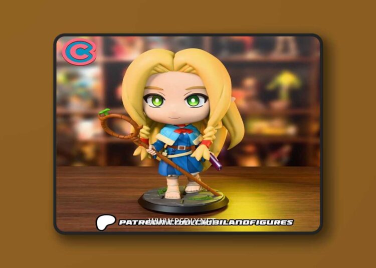 Chibi Land Figures – Marcille – Dungeon Meshi – Chibi – 3D Print Model STL 1 Chibi Land Figures – Marcille – Dungeon Meshi – Chibi – 3D Print Model STL