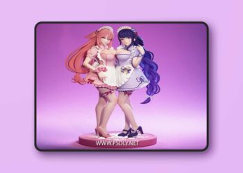 Eggma Studios – Raiden Shogun and Yae Miko – 3D Print Model STL