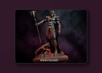 Fanart Skeletor – Masters of the Universe – Statue 3D print Model 1