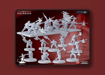 Ghamak Fantasy – Empire Infantrymen Halberdiers – 3D Print Model