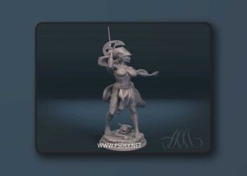 Goddess Athena 3D print Model