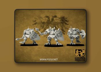 Golden Dragon Games – Holy Roman Empire – Knecht Battlesuits – 3D Print Model