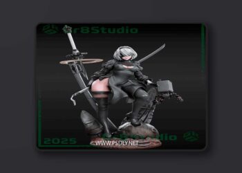 Gr8Tech – Nier – 2B – 3D Print Model