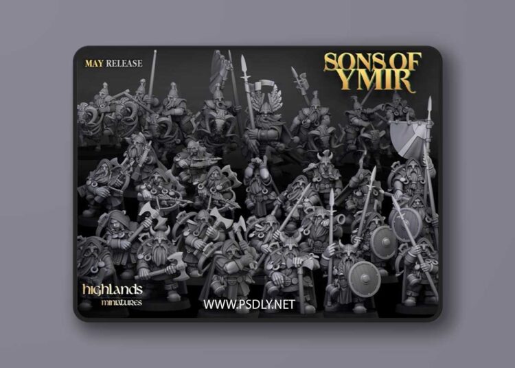 Highlands Miniatures – Sons Of Ymir Vol. 7 – 3D Print Model 1 Highlands Miniatures – Sons Of Ymir Vol. 7 – 3D Print Model