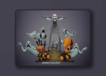 Jack Skellington – The Nightmare Before Christmas – 3D Print Model