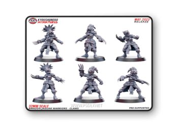 Kyoushuneko Miniatures – Amazon Jaguar Warrior – Claw – 3D Print Model
