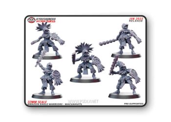 Kyoushuneko Miniatures – Eagle Warrior – 3D Print Model