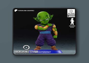 Lucas Perez – Picollo Chibi – 3D Print Model STL
