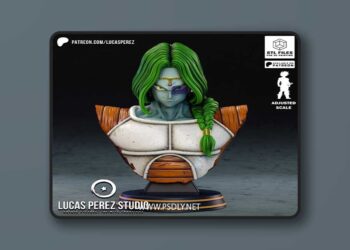 Lucas Perez – Zarbon Bust – Frieza Force – 3D Print Model STL