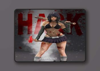 MCM3D – Kass is Hacked – Comic Book Horror – 3D Print Model STL