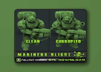 Mariners Blight Infantry and Jump Infantry Builder Sets – 3D Print Model