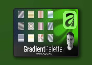 Metallic Gradient Palette Pack Swatches for Affinity