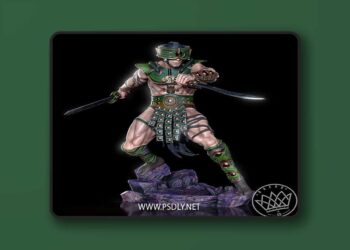 Nacho CG – Fan Art – Tri Klops from MOTU Statue – 3D Print Model STL