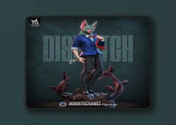 Neko Figurines – Sonar Dispatch – 3D Print Model STL