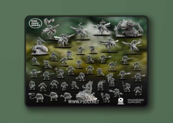 One Page Rules – Plague Daemons – 3D Print Model
