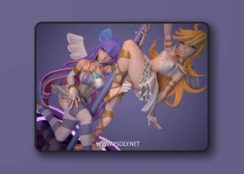 Panty and Stocking 3D print Model
