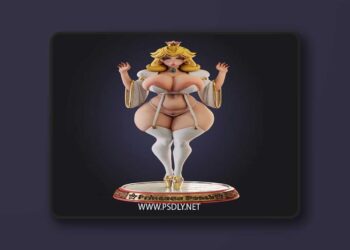 Princess Peach Ultra Thicc 3D Print Model