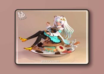 Remy Sculpts – CookieSwirlC – VTUBER – 3D Print Model STL