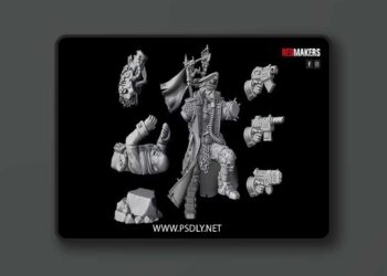 Renegade Death Division – Commissar – Heretics 3D print Model