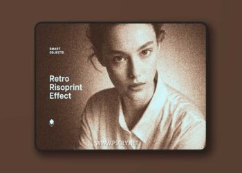 Retro Risoprint Photo Effects for Photoshop