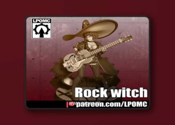 Rock Witch – 3D Print Model STL
