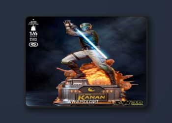SW3D – Kanan Jarrus Sculpture – 3D Print Model STL