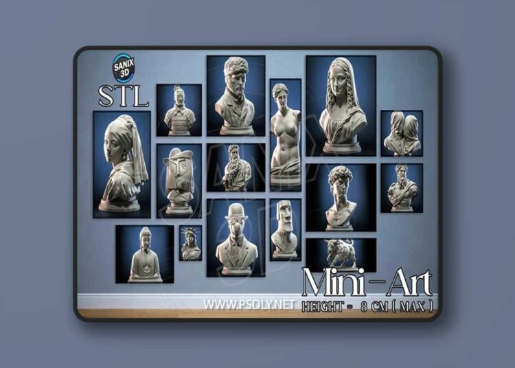 Sanix – Mini-Art – February Collection 2026 – Set of 15 Model – 3D Print Model STL 1 Sanix – Mini Art – February Collection 2026 – Set of 15 Model – 3D Print Model STL