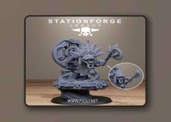 Station Forge Legacy – Bogkin Swamp Shaman – 3D Print Model