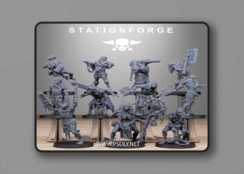 Station Forge – Techno Savanger Necromants – 3D Print Model