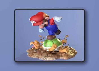 Super Mario 3D print Model