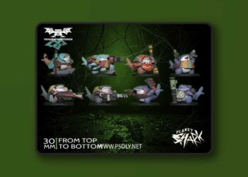 Taiga Miniatures – Bulls Squad 4 – 3D Print Model