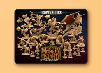 The Dragon Trappers Lodge – Tales from Monkey Island – 3D Print Model