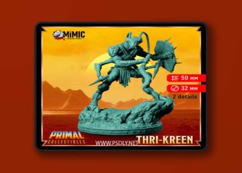 Thri Kreen 02 – 3D Print Model